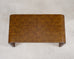 Karl Springer-Style Organic Modern Grasscloth Waterfall Desk