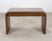 Karl Springer-Style Organic Modern Grasscloth Waterfall Desk