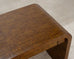 Karl Springer-Style Organic Modern Grasscloth Waterfall Desk