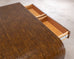 Karl Springer-Style Organic Modern Grasscloth Waterfall Desk