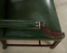 Set Eight Gainsborough Leather Mahogany Library Chairs