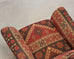 King Ranch Kilim Rug Style Upholstered Lounge Chair + Ottoman