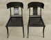 Set Four Michael Taylor Metal Klismos Garden Chairs
