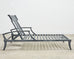 Pair of Neoclassical Greco-Roman Style Klismos Chaise Lounges
