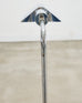 Koch & Lowy OMI Chromed Steel Adjustable Pharmacy Floor Lamp