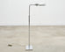 Koch & Lowy OMI Chromed Steel Adjustable Pharmacy Floor Lamp