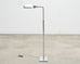 Koch & Lowy OMI Chromed Steel Adjustable Pharmacy Floor Lamp