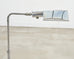 Koch & Lowy OMI Chromed Steel Adjustable Pharmacy Floor Lamp