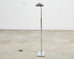 Koch & Lowy OMI Chromed Steel Adjustable Pharmacy Floor Lamp