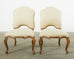 Set of Four Baroque Style Dining Chairs by Kreiss Collection