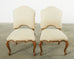 Set of Four Baroque Style Dining Chairs by Kreiss Collection