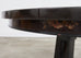L. Rossi Expandable Round Chinoiserie Lacquered Dining Table 7 Ft