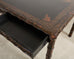 Dennis & Leen Regency Style Lacquer Chinoiserie Decorated Desk