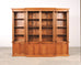 French Provincial Pine Library Bibliotheque Bookcase 10 Ft