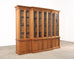 French Provincial Pine Library Bibliotheque Bookcase 10 Ft