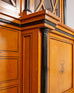 19th Century Austrian Biedermeier Fruitwood Bibliotheque Bookcase