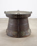 Monumental Southeast Asian Bronze Frog or Rain Drum Table 3 Ft