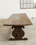 Monumental Country French Oak Farmhouse Dining Table 13 Ft