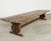 Monumental Country French Oak Farmhouse Dining Table 13 Ft