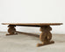 Monumental Country French Oak Farmhouse Dining Table 13 Ft