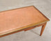 Midcentury French Palladian Fruitwood Library Table Desk 7 Ft