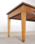 Midcentury French Palladian Fruitwood Library Table Desk 7 Ft
