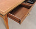 Midcentury French Palladian Fruitwood Library Table Desk 7 Ft