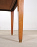 Midcentury French Palladian Fruitwood Library Table Desk 7 Ft
