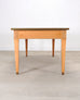 Midcentury French Palladian Fruitwood Library Table Desk 7 Ft