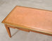 Midcentury French Palladian Fruitwood Library Table Desk 7 Ft