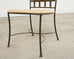 Set of Four Papperzini Style Amalfi Iron Garden Chairs