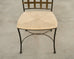 Set of Four Papperzini Style Amalfi Iron Garden Chairs