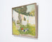 Mid-Century Impressionist Summer Garden Oil Canvas Painting