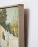 Mid-Century Impressionist Summer Garden Oil Canvas Painting
