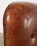 Hendrix Allardyce Italian Baroque Style Leather Library Chair