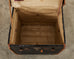 19th Century Rattan Leather Covered Steamer Carriage Trunk by Mendel