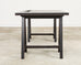 Samantha Todhunter Design Matilda Leather Sawhorse Campaign Desk