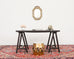 Samantha Todhunter Design Matilda Leather Sawhorse Campaign Desk