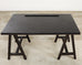 Samantha Todhunter Design Matilda Leather Sawhorse Campaign Desk