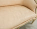 Neoclassical Gustavian Style Leather Cabriole Sofa Canape