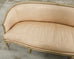 Neoclassical Gustavian Style Leather Cabriole Sofa Canape