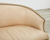 Neoclassical Gustavian Style Leather Cabriole Sofa Canape