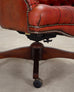 Chesterfield-Style Tufted Leather Executive Swivel Desk Chair