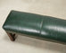 Elongated Georgian Style Mahogany Leather Footstool