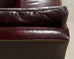 English Regency Style Waxed Cordovan Leather Case Sofa