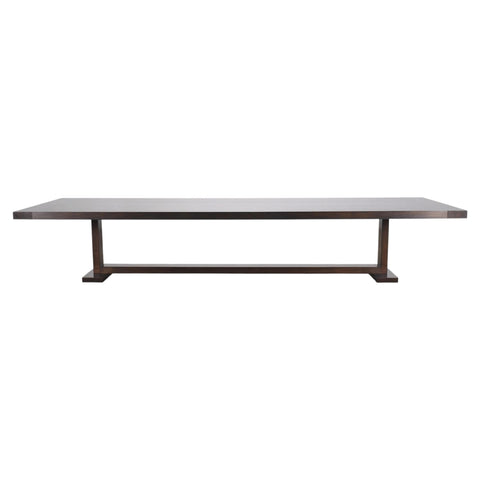 Monumental Ferrell+Mittman Modern Trestle Dining Table 13 Ft