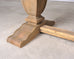 Country Italian Provincial Stripped Oak Trestle Dining Table 7 Ft