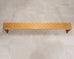 Karl Springer Style Organic Grasscloth Waterfall Console 10 Ft