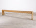 Karl Springer Style Organic Grasscloth Waterfall Console 10 Ft