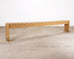 Karl Springer Style Organic Grasscloth Waterfall Console 10 Ft